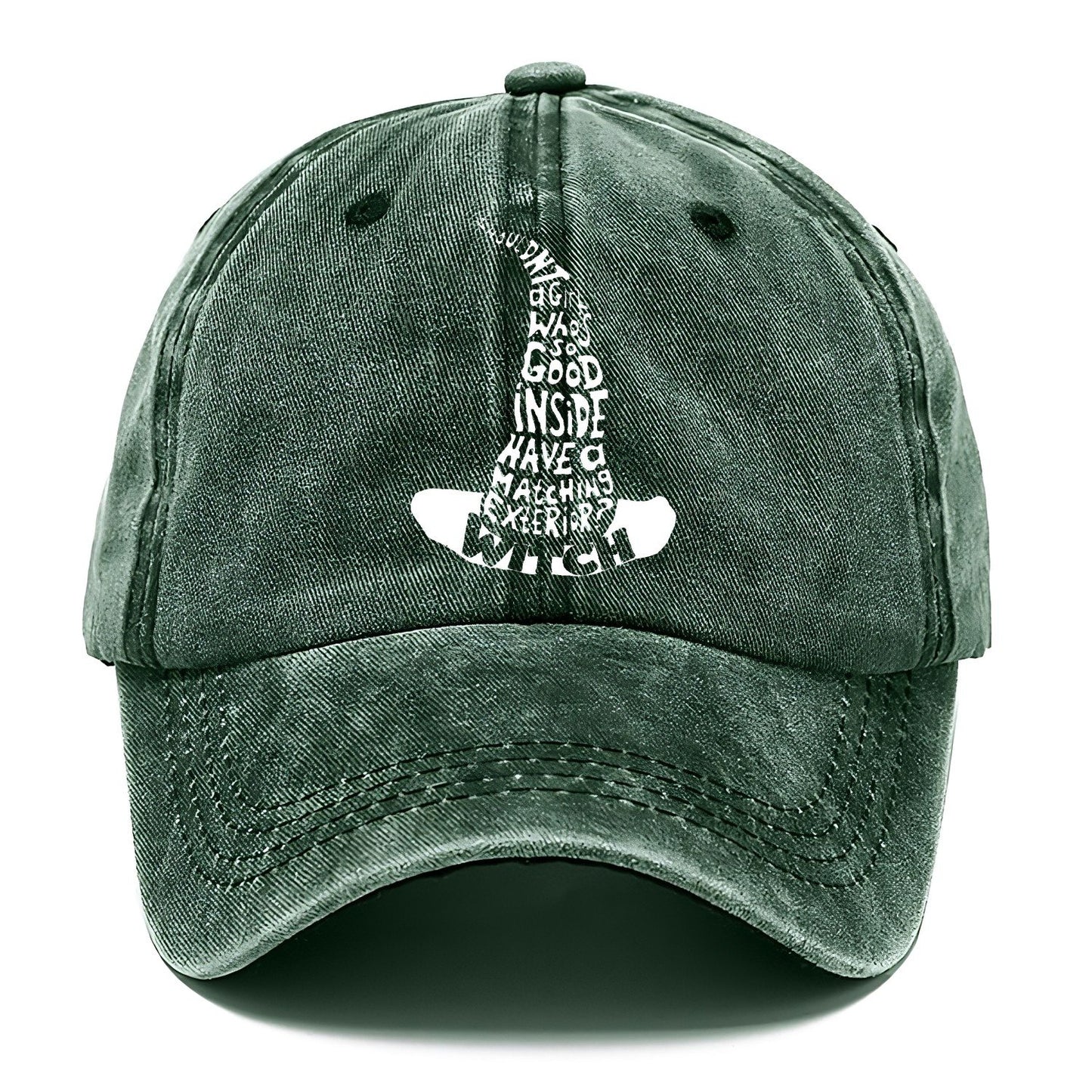 Shouldnt Girl Witch Classic Cap – Forest Mist