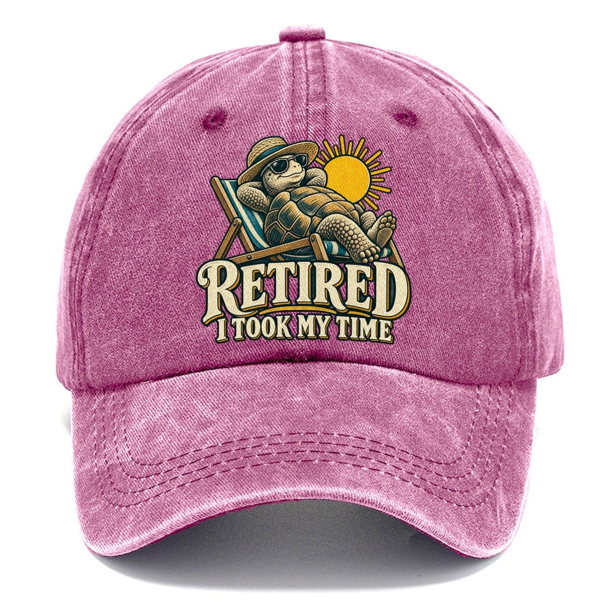 Retired Took My Time Everyday Originals Classic Cap – Dusty Rose