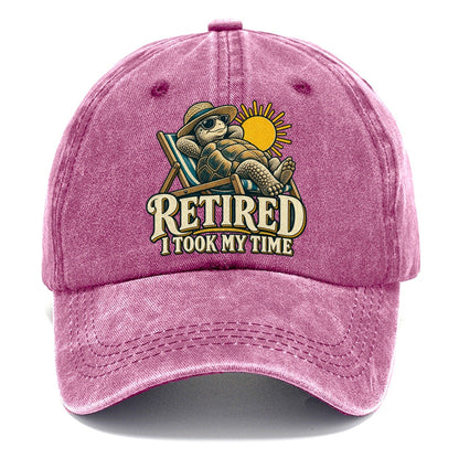 Retired Took My Time Everyday Originals Classic Cap – Dusty Rose