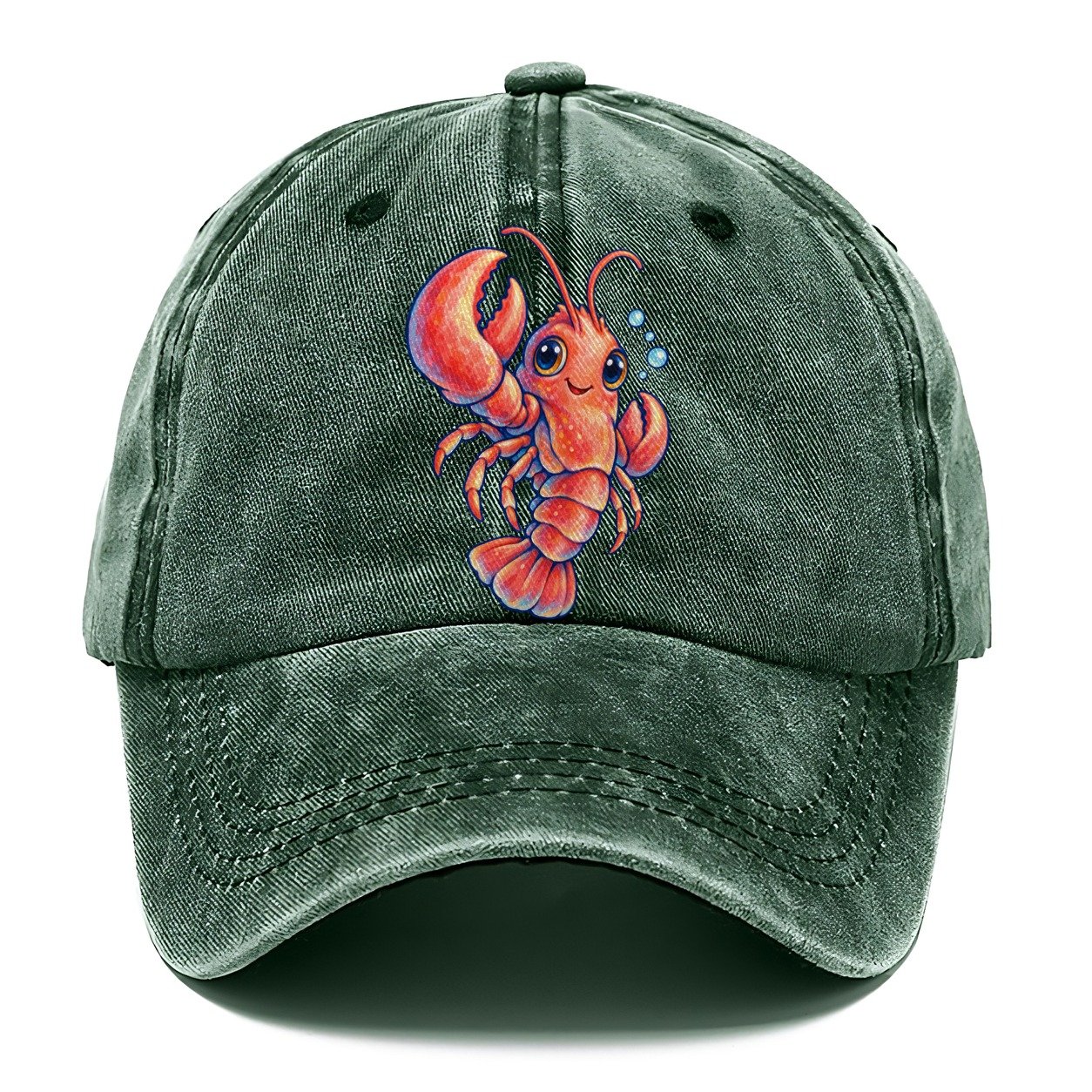 Lobster Three Quarter Float Sea Sprite Classic Cap – Forest Mist