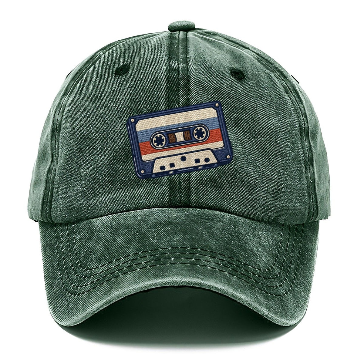 Cassette Tape Tiny Solo Marks Classic Cap – Forest Mist