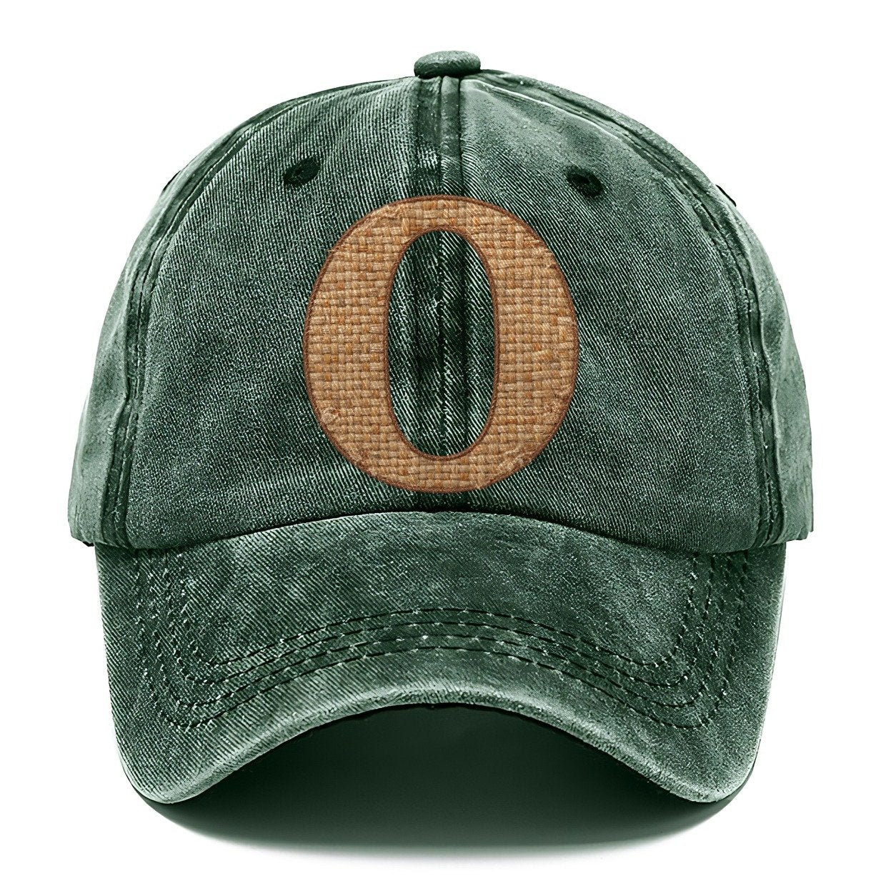 Woven Tweed O Monogram Classic Cap – Forest Mist