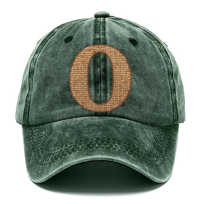 Woven Tweed O Monogram Classic Cap – Forest Mist