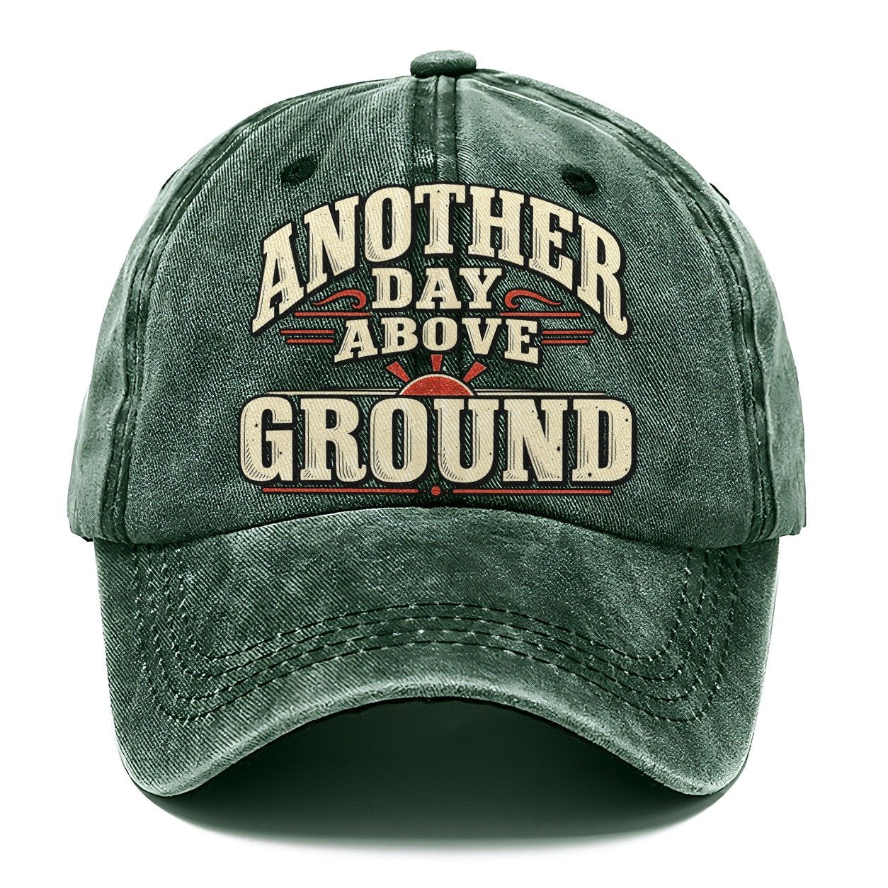 Another Day Above Ground American Wit Classic Cap – Forest Mist
