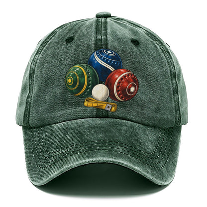 Lawn Bowls And White Jack Australia Cultural Icons Classic Cap – Forest Mist