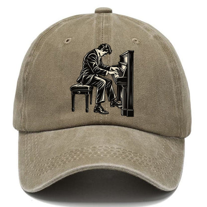 Pianist Strong Chord Global Music Ink Figures Classic Cap – Warm Sand
