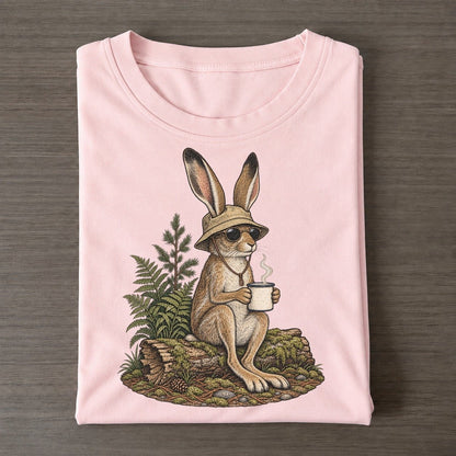 Jackrabbit Trail Rest Slow Camp Club Classic T-shirt – Pink