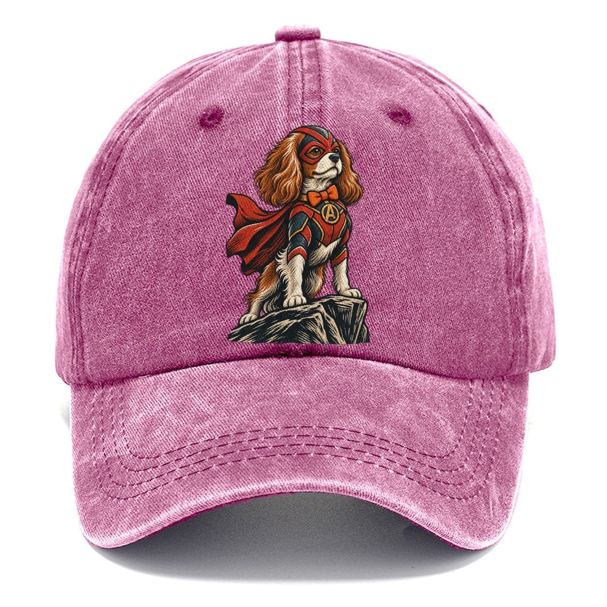 Caped Superhero Spaniel Classic Cap – Dusty Rose
