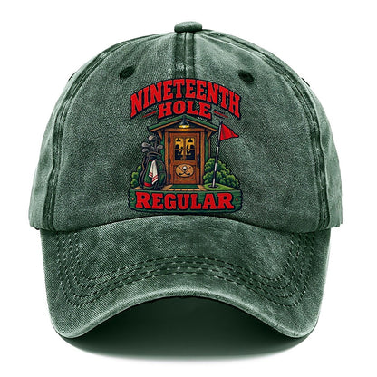 Nineteenth Hole Regular Golf Life Classic Cap – Forest Mist