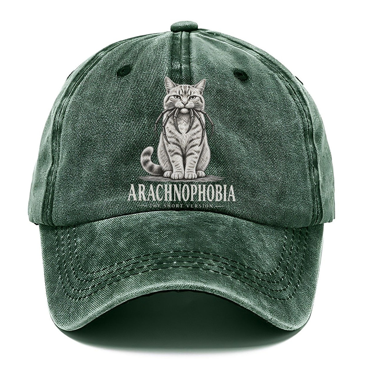 Arachnophobia Short Version Cats Classic Cap – Forest Mist