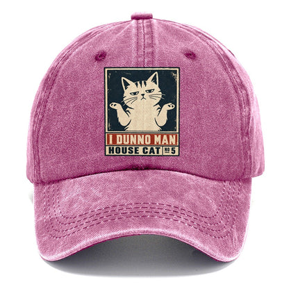 I Dunno Man Neko Says No Classic Cap – Dusty Rose