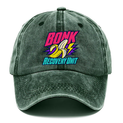 Bonk Recovery Unit 90S Running Clubs Classic Cap – Forest Mist