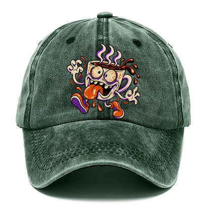 Monster Coffee Cup Crazy Styles Classic Cap – Forest Mist