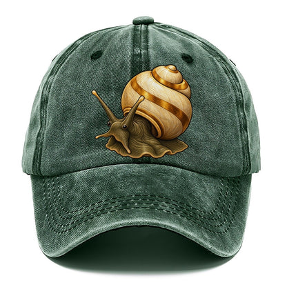 Mystery Snail Portrait Aquarium Keeping Classic Cap – Forest Mist