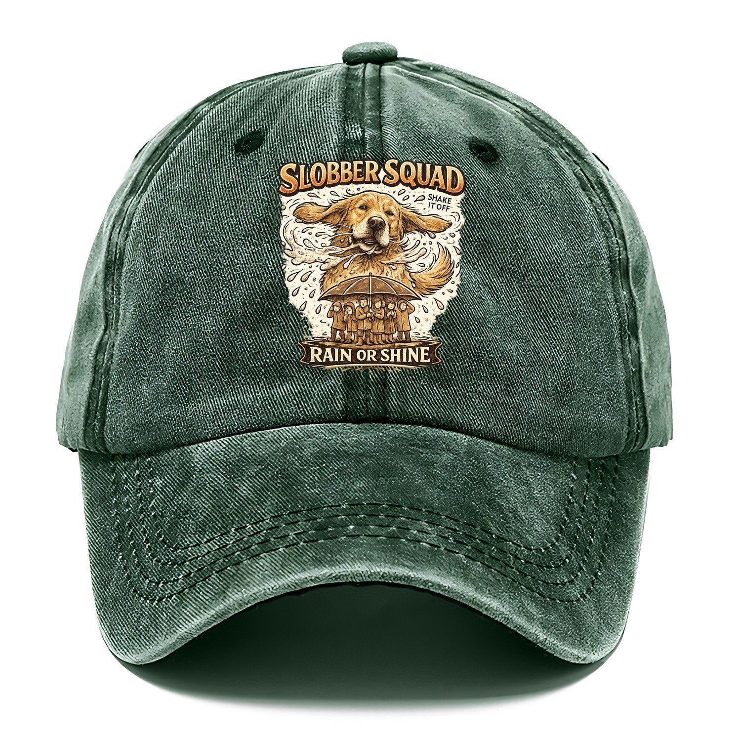Golden Retriever Slobber Squad Classic Cap – Forest Mist