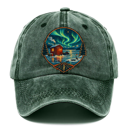 Northern Ice Shack Night Fishing Club Classic Cap – Forest Mist