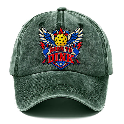 Born To Dink Pickleball Life Classic Cap – Forest Mist