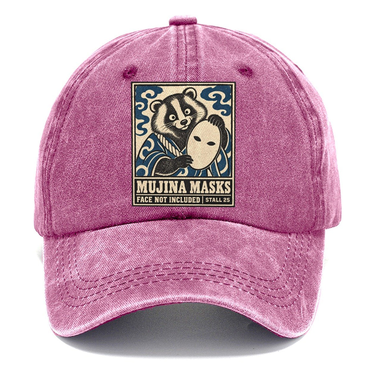 Mujina Masks Yokai Night Market Classic Cap – Dusty Rose