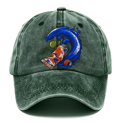 Cobalt Brush Wave Clay Color Makers Classic Cap – Forest Mist