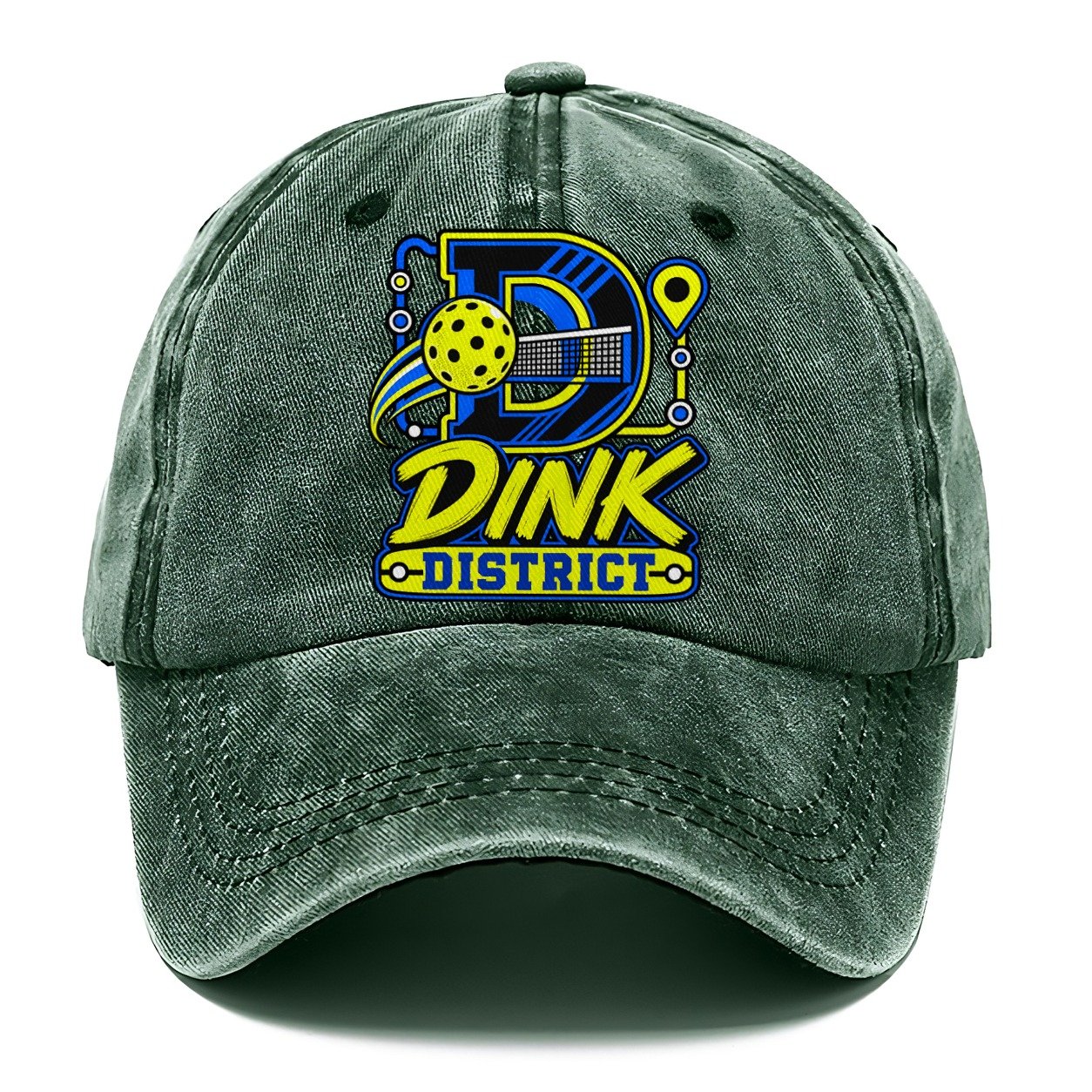 Dink District Pickleball Life Classic Cap – Forest Mist