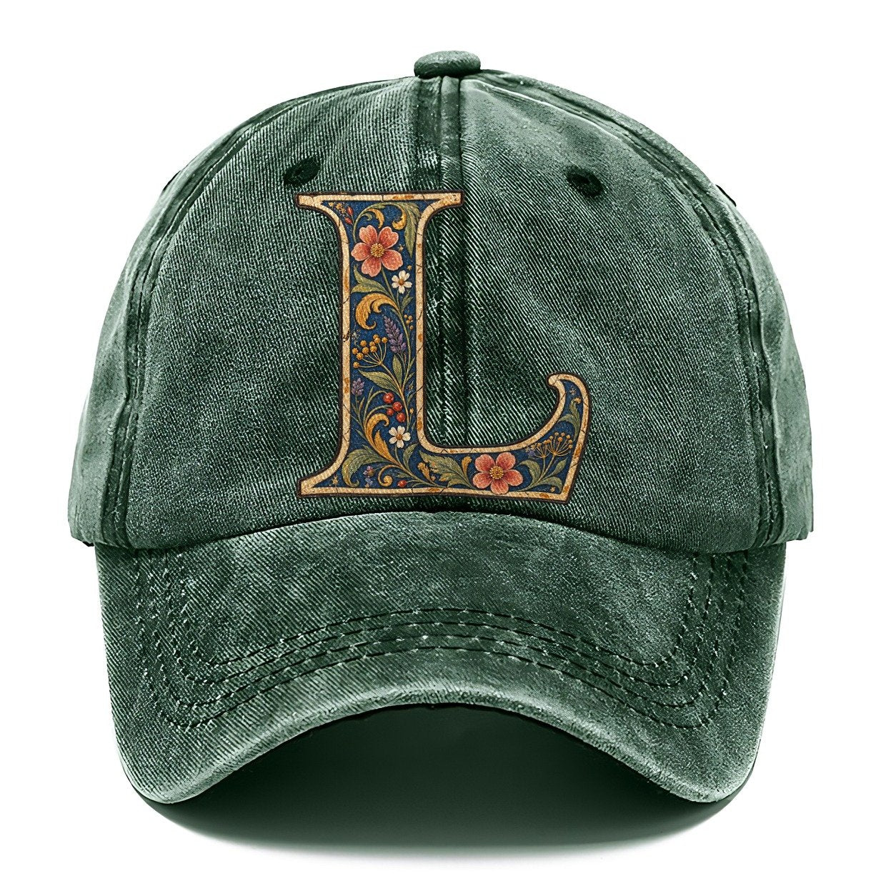 Wildflower L Monogram Classic Cap – Forest Mist