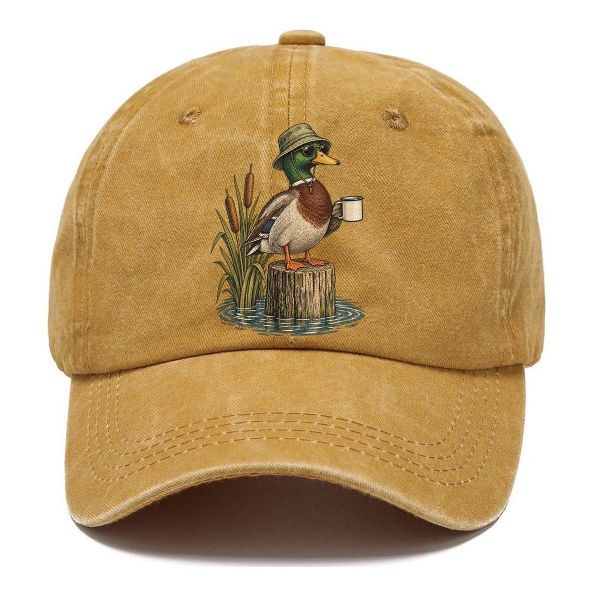 Mallard Lake Time Slow Camp Club Classic Cap – Golden Harvest