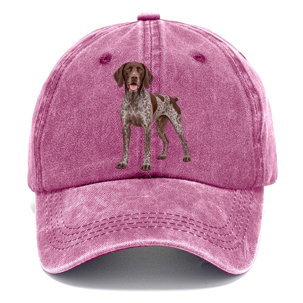 German Shorthaired Pointer Standing Top Breeds Classic Cap – Dusty Rose