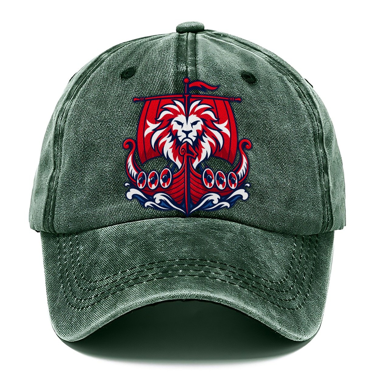 Norway Minimal Emblem Country Logos Classic Cap – Forest Mist