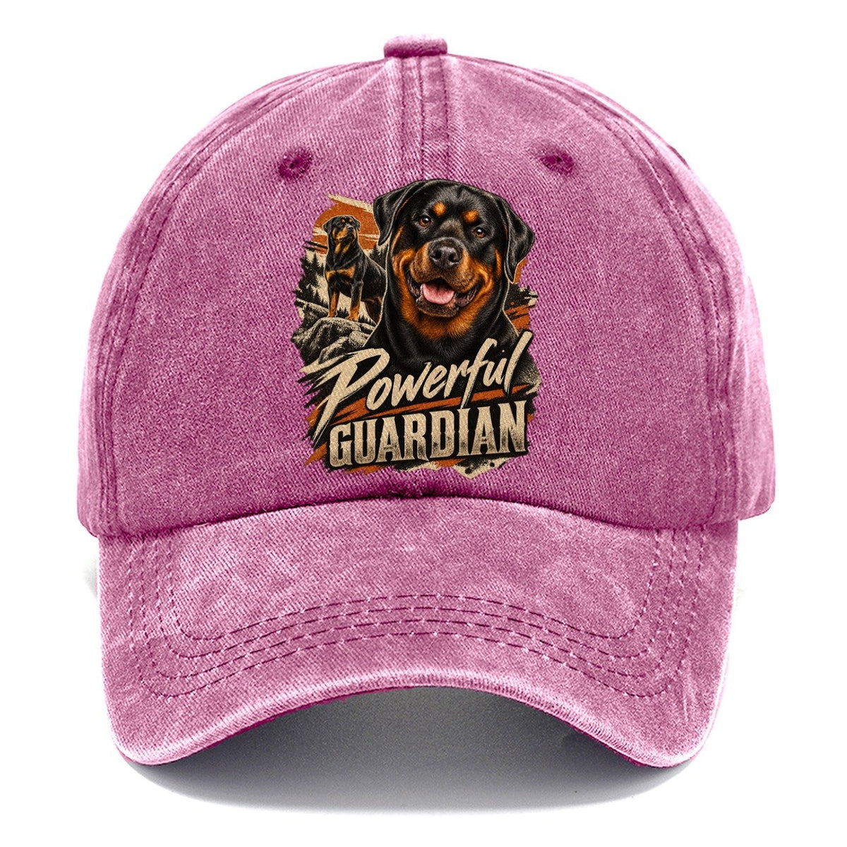 Powerful Guardian Rottweiler Classic Cap – Dusty Rose