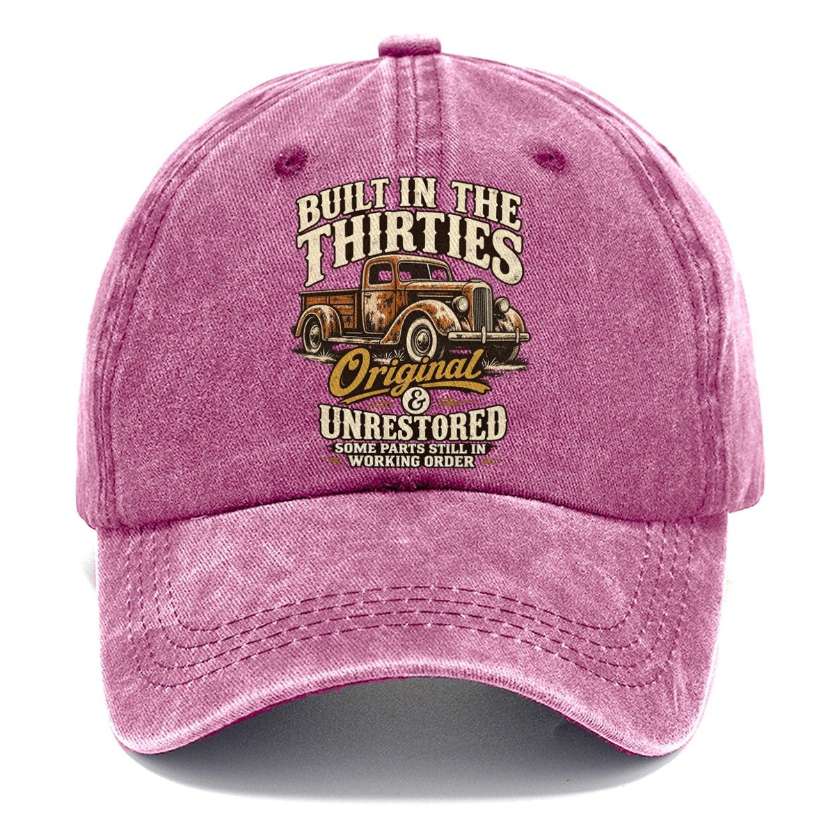 Built in the Thirties Pickup Classic Cap – Dusty Rose