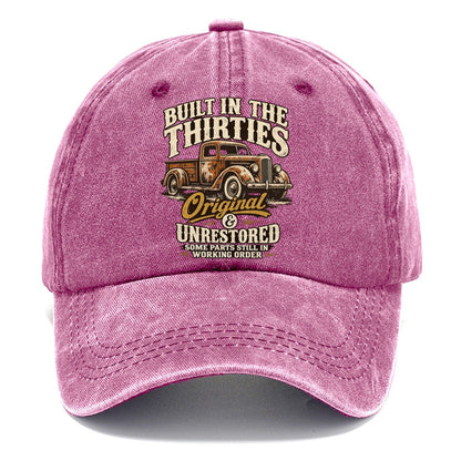 Built in the Thirties Pickup Classic Cap – Dusty Rose