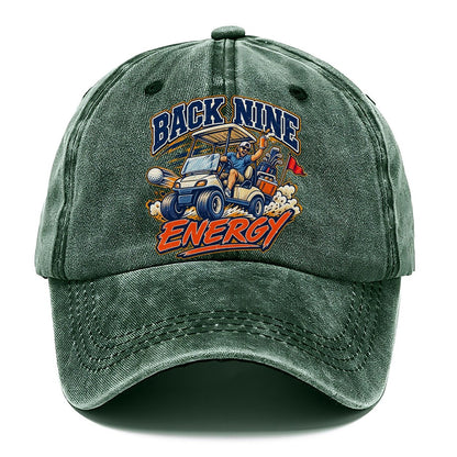 Back Nine Energy Golf Life Classic Cap – Forest Mist