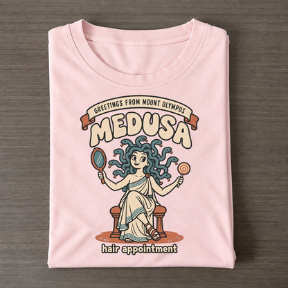 Medusa Olympus Gift Shop Classic T-shirt – Pink