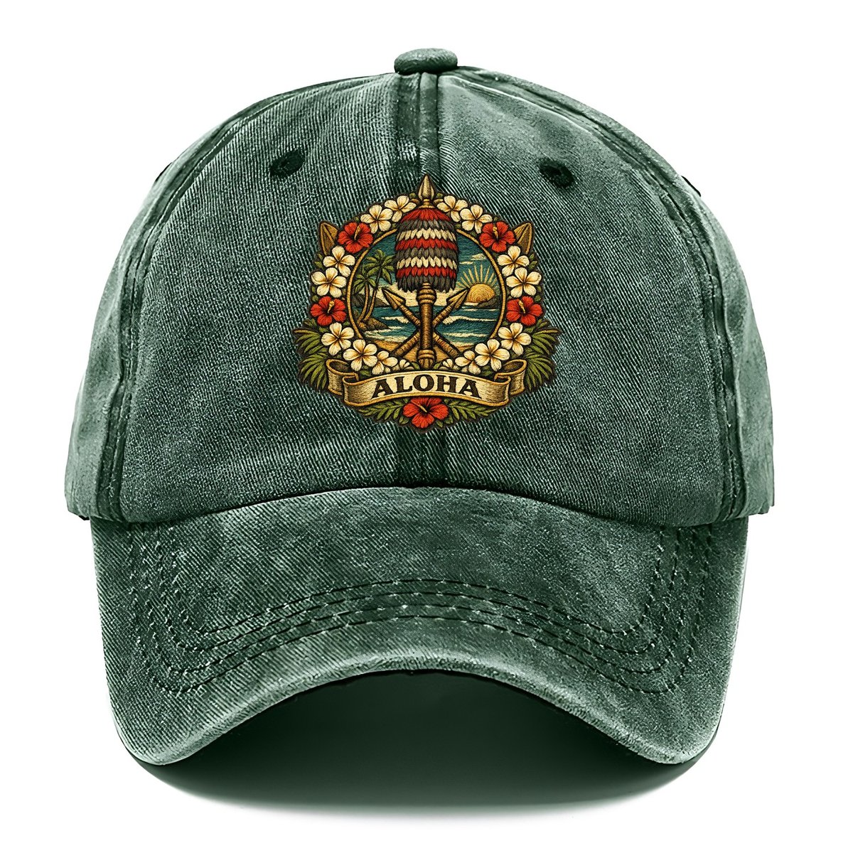Hawaii Heritage Classic Cap – Forest Mist