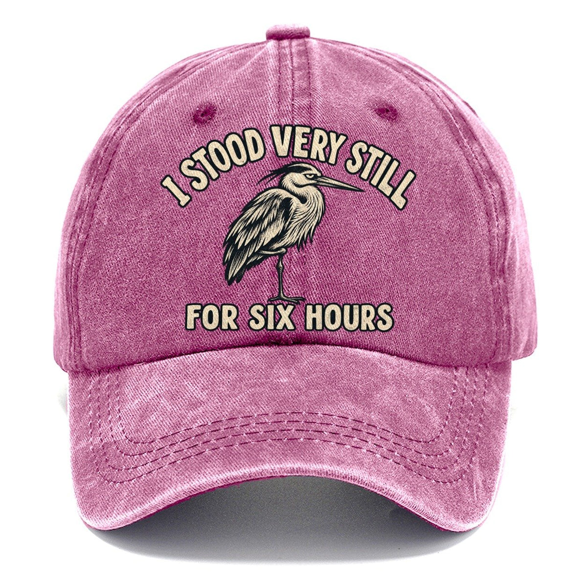 Heron Six Hours No Worm Club Classic Cap – Dusty Rose