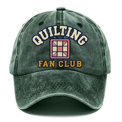 Quilting Fan Club Classic Cap – Forest Mist