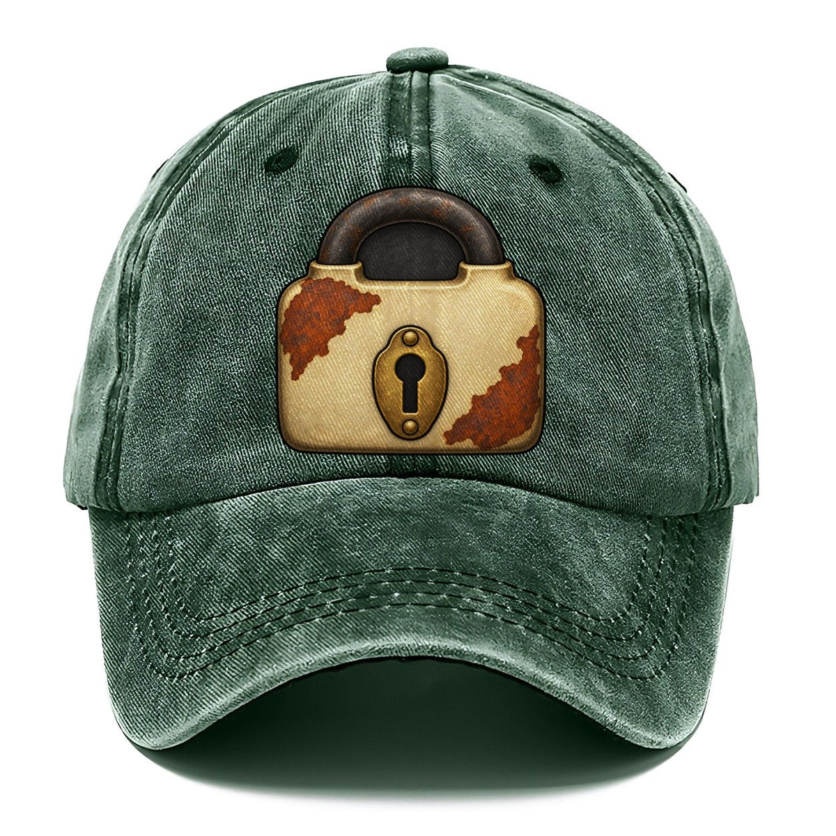 The Old Padlock Treasure Hunting Classic Cap – Forest Mist