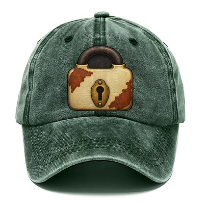 The Old Padlock Treasure Hunting Classic Cap – Forest Mist