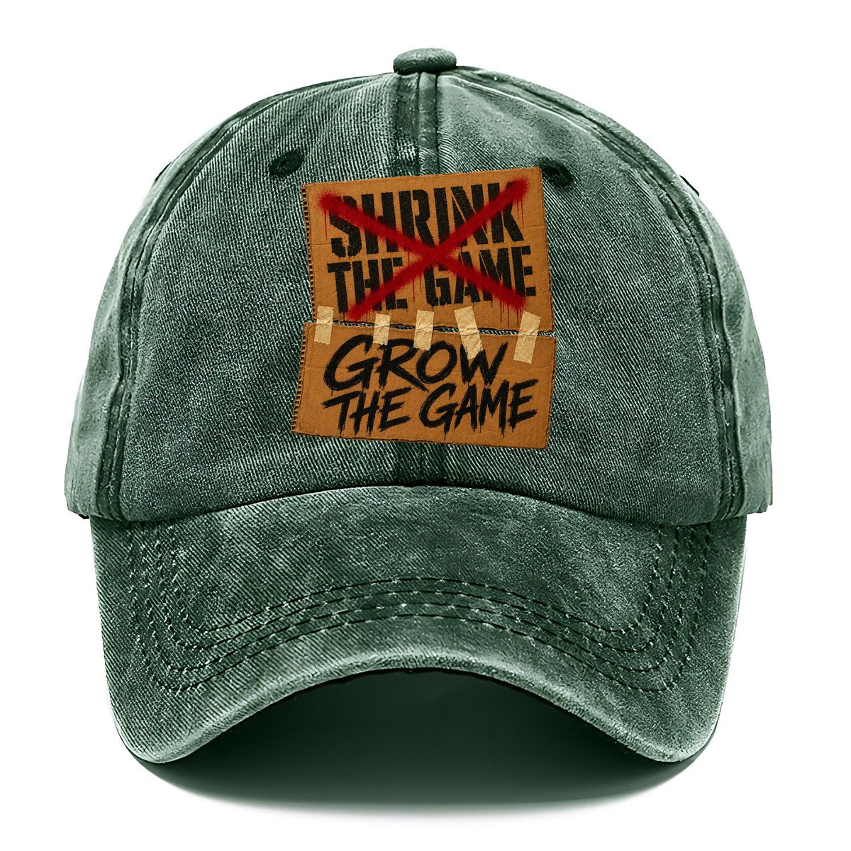 Grow The Game Protest Banner Classic Cap – Forest Mist