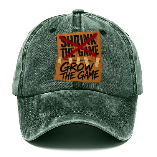 Grow The Game Protest Banner Classic Cap – Forest Mist