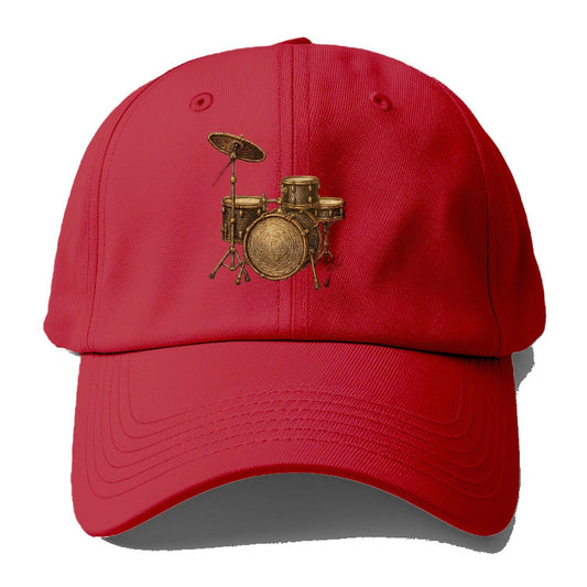 Drum Kit Fix Baseball Cap – Red