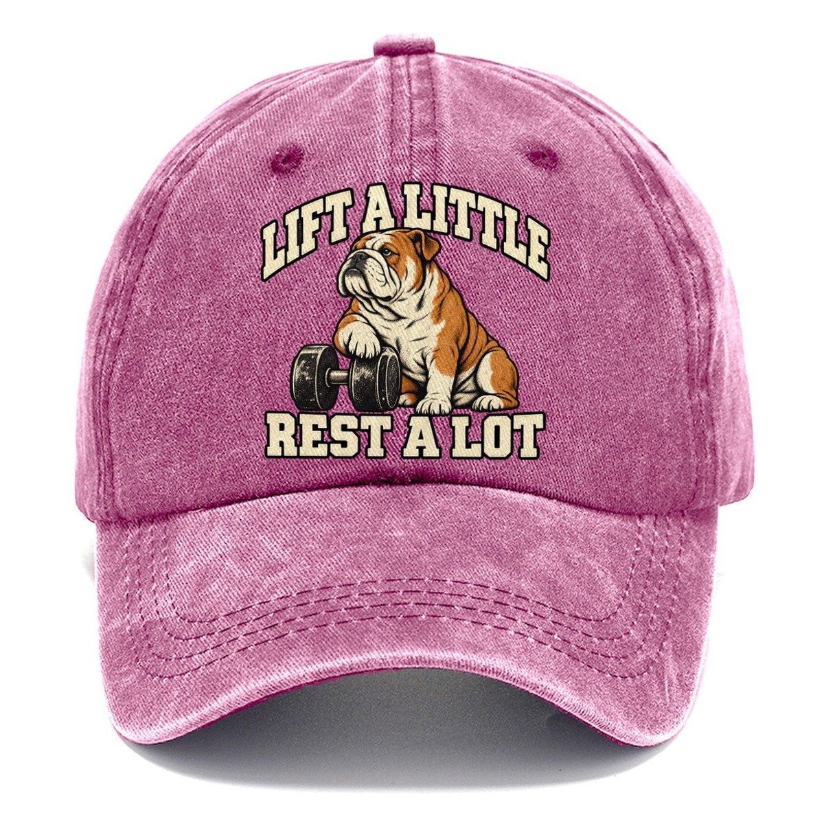 Bulldog Easy Pace Character Club Classic Cap – Dusty Rose