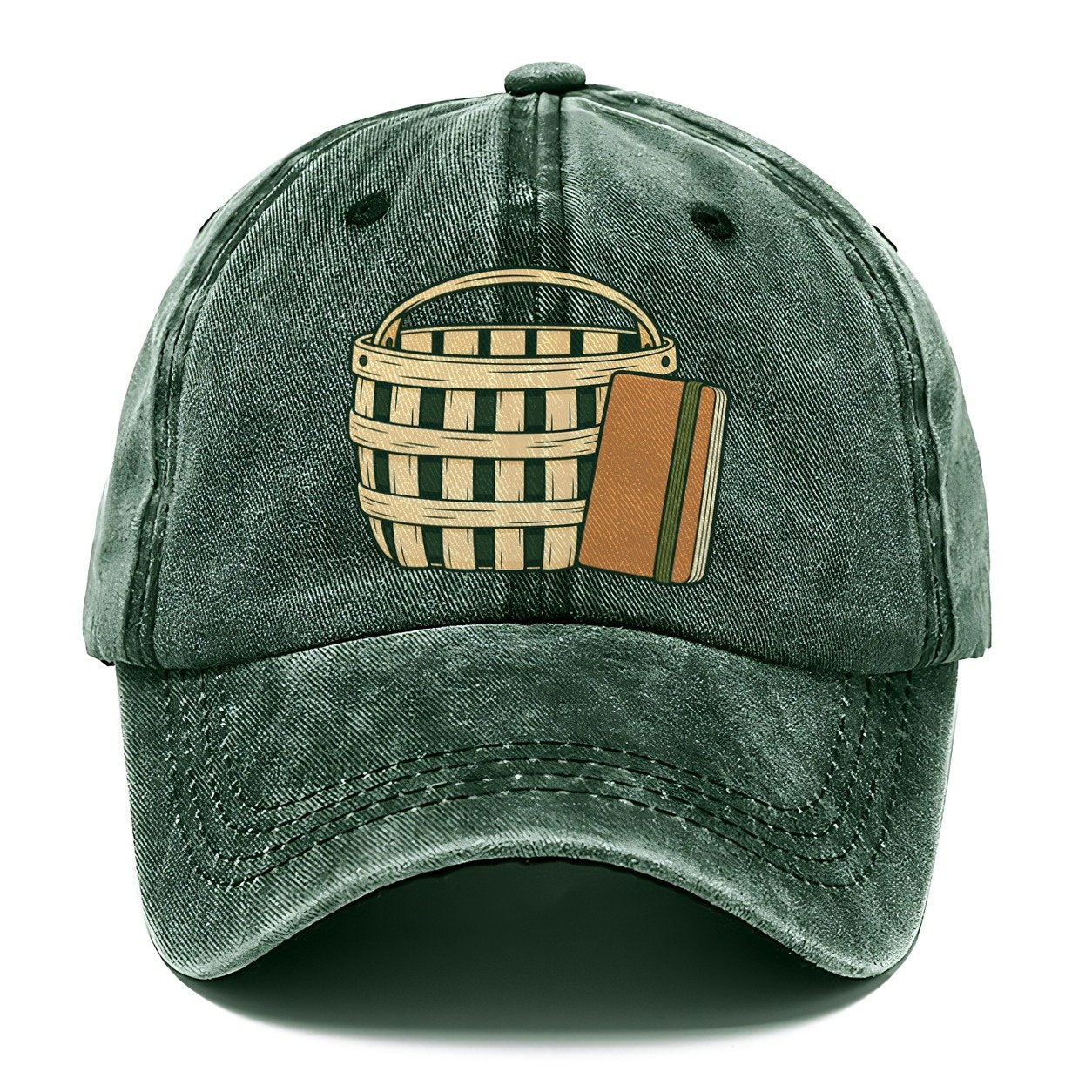 Basket And Field Notebook Foraging And Mycology Classic Cap – Forest Mist