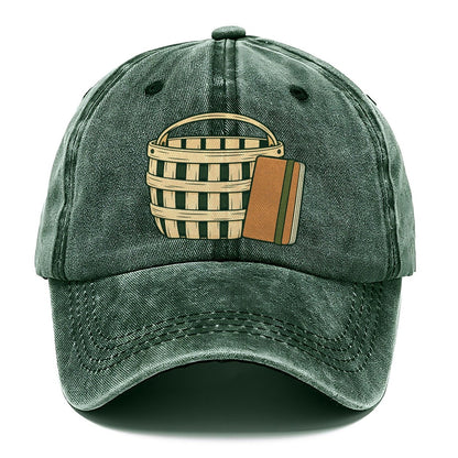 Basket And Field Notebook Foraging And Mycology Classic Cap – Forest Mist