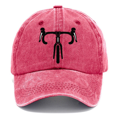 Drop Bar Silhouette Cycling Life Classic Cap – Pomegranate Blush