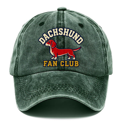 Dachshund Fan Club Classic Cap – Forest Mist
