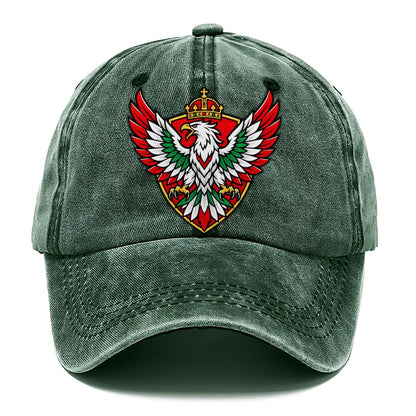 Hungary Minimal Emblem Country Logos Classic Cap – Forest Mist