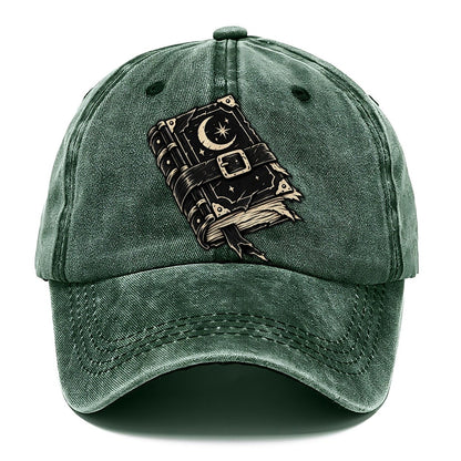 Clasped Spellbook Witch Magic Classic Cap – Forest Mist