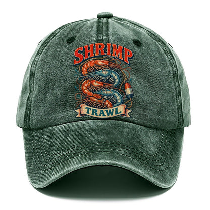 Shrimp Trawl Stack Fishing Club Classic Cap – Forest Mist