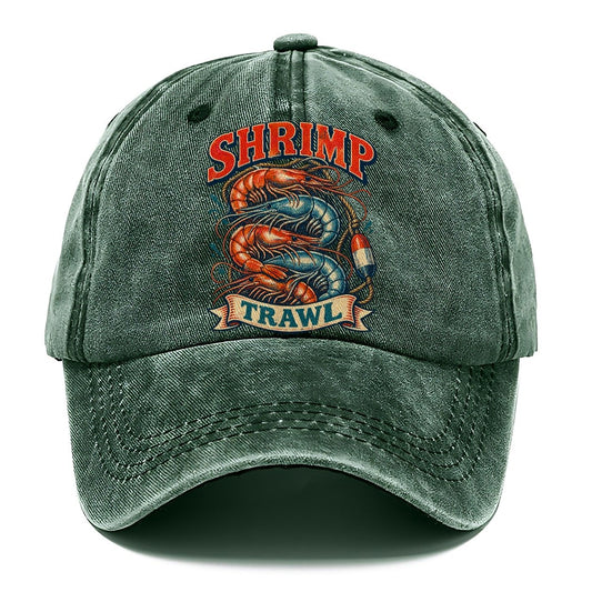 Shrimp Trawl Stack Fishing Club Classic Cap – Forest Mist